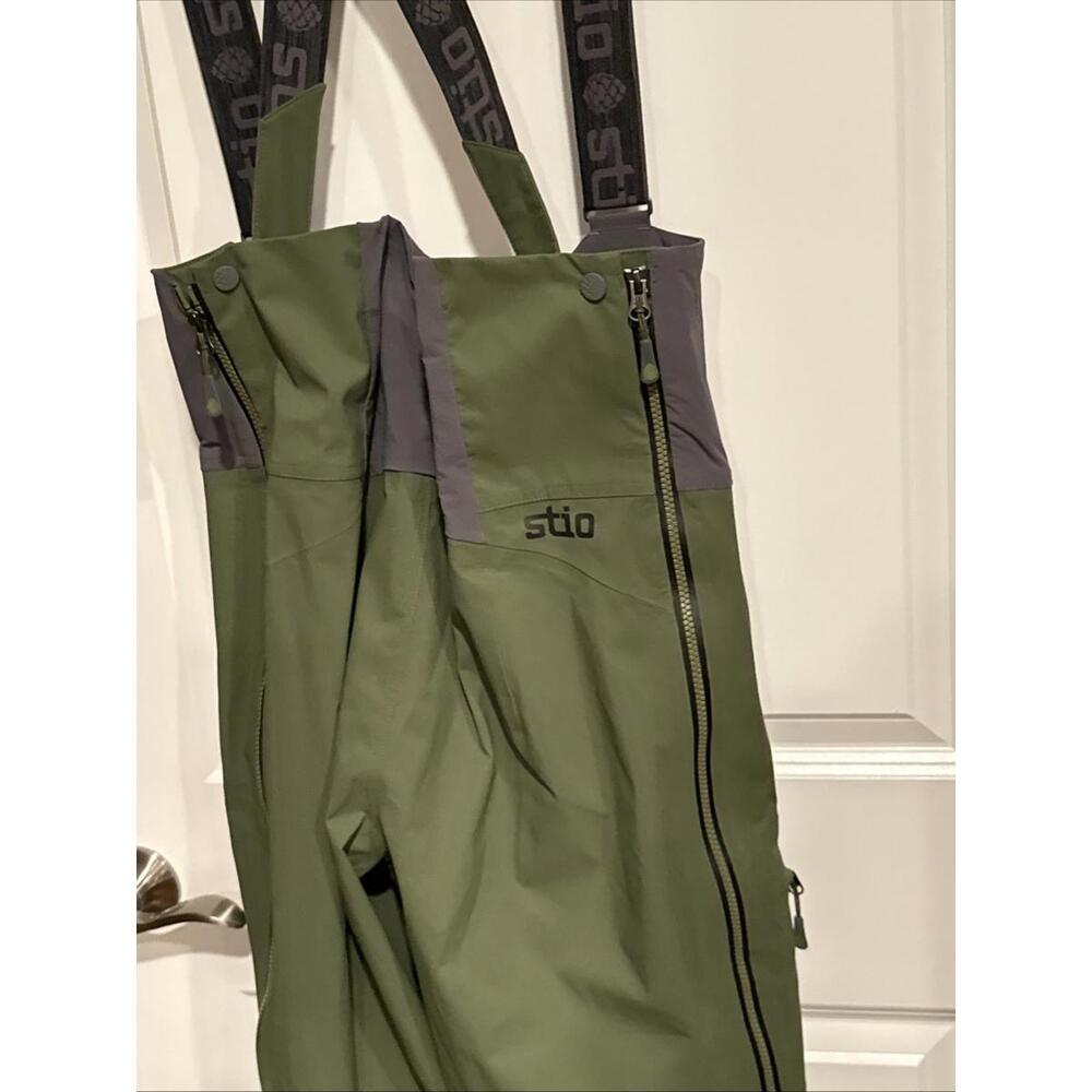 Stio Men's Environ Bib Pine Forest Size Medium Regular NWT $459 MSRP - Picture 11 of 11